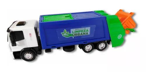 Brinquedo Caminhão Iveco Tector Coletor Laranja