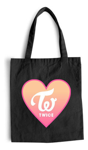 Tote Bag Bolsa Twice Corazon