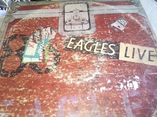 Disco De Acetato Lp Eagles Live