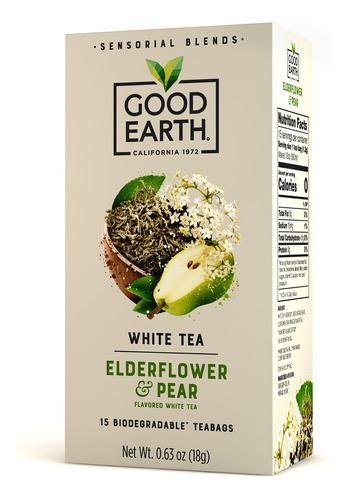 Good Earth Sensorial Blend - Te Blanco De Flor De Sauco Y Pe