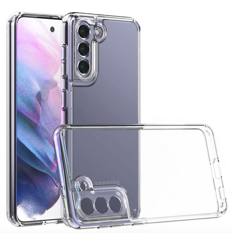 Imagem 1 de 7 de Capa Hybrid Anti-impacto Para Galaxy S21 Plus - Transparente