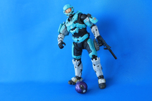 Spartan Hazop Cyan Halo Reach Mcfarlane Toys (Usado)