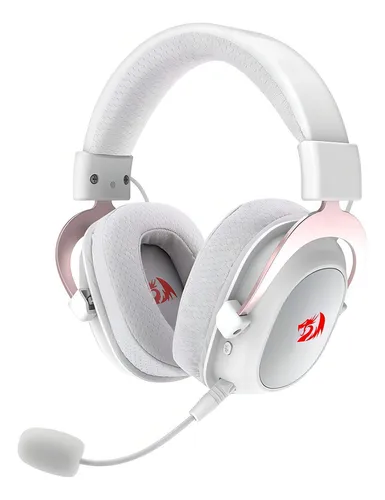comprar Auriculares Gamer Redragon Zeus Pro Wireless 7.1 Rgb Blanco