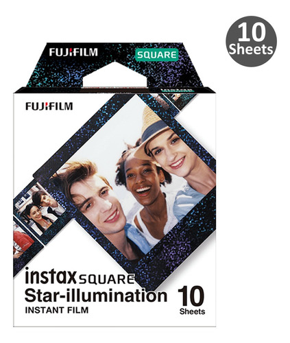 Iluminación Fujifilm Instax Square Star, 10 Hojas