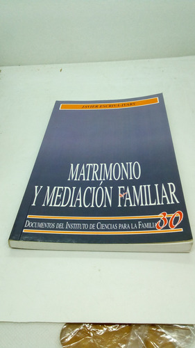 Matrimonio Y Mediación Familiar.