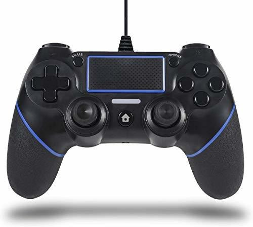Controlador Con Cable Ps4, Joystick De Vibracion Prodico Co