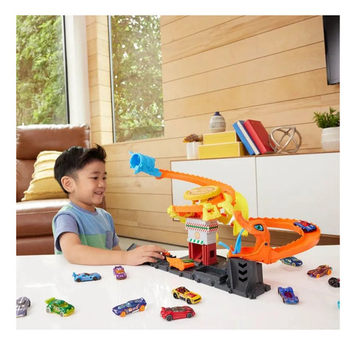 Hot Wheels City Pista Ataque Da Cobra Vs. Pizzaria - Mattel