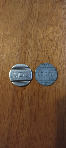 Ficha Telefônica Antiga Local E Ddd (Usado)