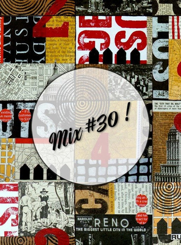 Mix #30! Lámina Decoupage Autoadhesiva 30 X 42 Cm