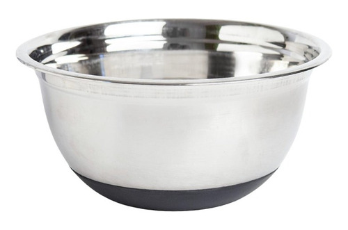 Bowl De Acero Inoxidable Con Base De Silicona 12x22cm Cocina