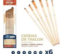 Comprar Set De Pinceles Artisticos 6 Und Pointer Art Pro