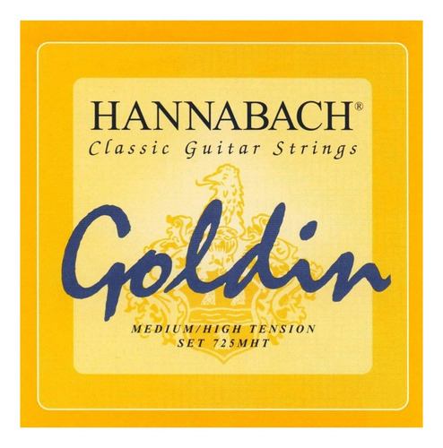 Encordado Guitarra Clasica Hannabach 725mht Goldin