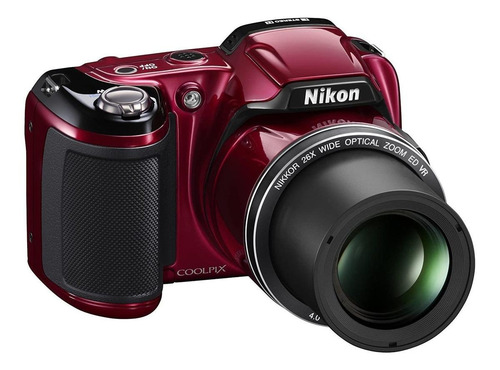 Nikon Coolpix L810 compacta avanzada color rojo