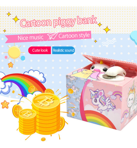 Piggy Bank, Monedas Robadas En Navidad, Juguetes Para Colecc