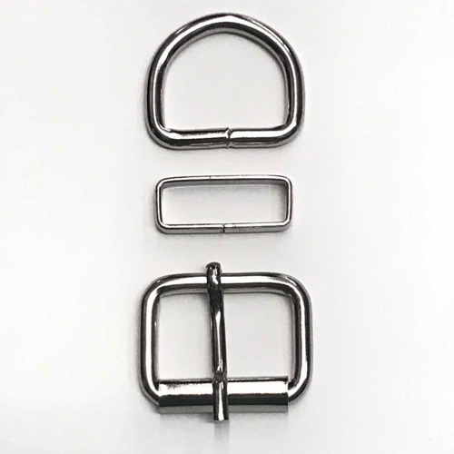 Imagen 7 de 8 de Combo Hpm: Hebilla, Pasador Y Medialuna Sold. 25mm X 100u