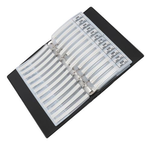 Libro De Muestras De Resistencias 0603, 1% Smd, 170 Valores,