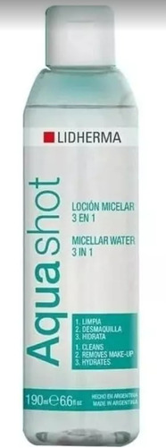 Lidherma Aqua Shot Loción Micelar 190ml