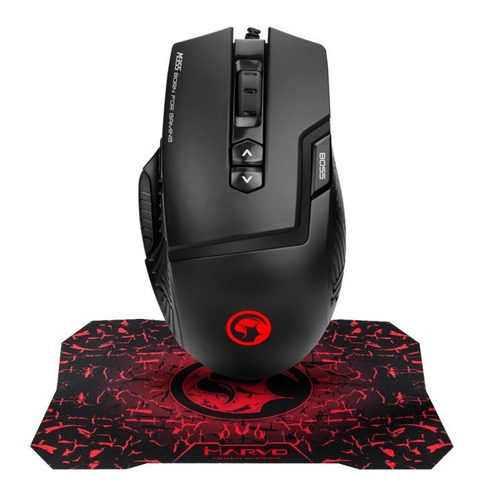 Combo Gamer Mouse + Mouse Pad Marvo Scorpion M355g1