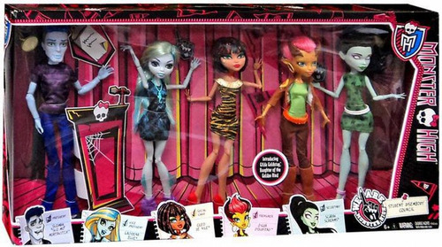 Monster High Student Disembody Council Set De 5 Bunny Toys