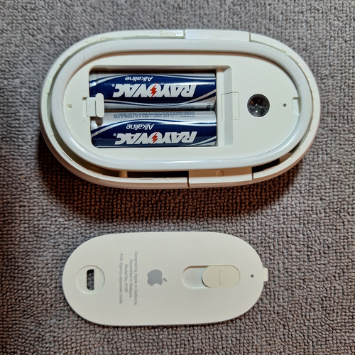 Apple Mouse Inalambrico Vintage Mighty Mouse (2006) A1197 Blanco (Usado)