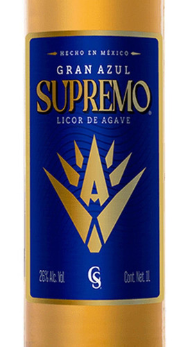 Pack De 12 Licor Gran Azul Supremo 1 L