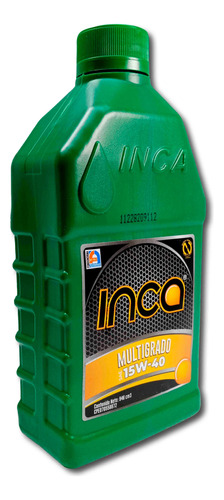 Aceite De Motor 15w40 Mineral Original Inca