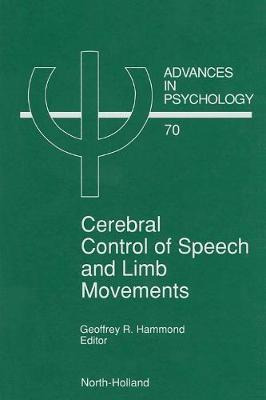 Libro Cerebral Control Of Speech And Limb Movements: Volu...