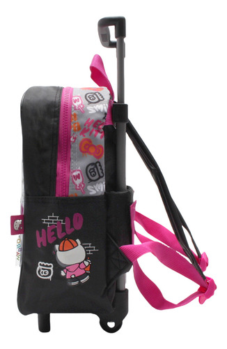 Mochila Escolar Wabro Hello Kitty 12 Pulgadas Espalda Color