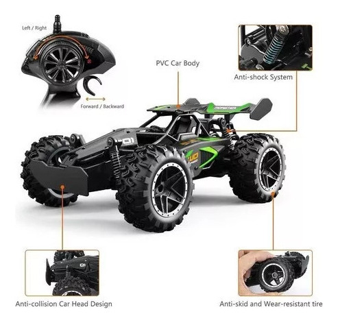 Regalo 1/18 Coche Rc Resistente Al Agua De Alta Velocidad
