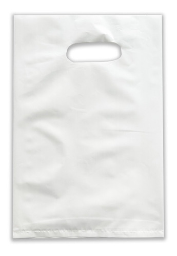 Bolsa Boutique Tratada Con Asa 20x30cm Blanco 100 Unidades