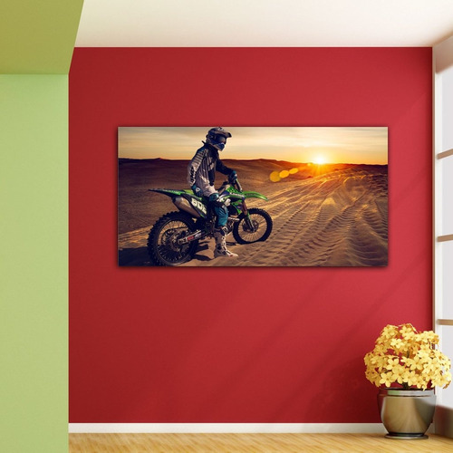 Cuadros Mural 120 X 60 Deportes Motocross