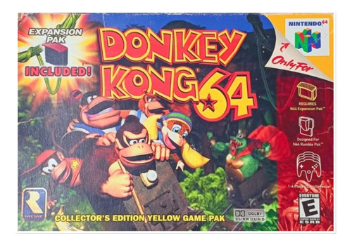 Donkey Kong 64 Con Caja Nintendo 64