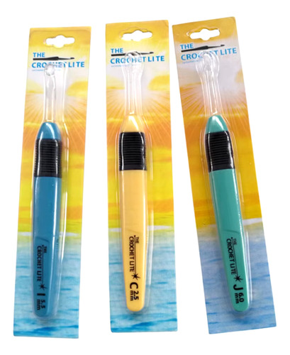 Gancho Ganchillo Para Crochet Con Luz Led Incluida