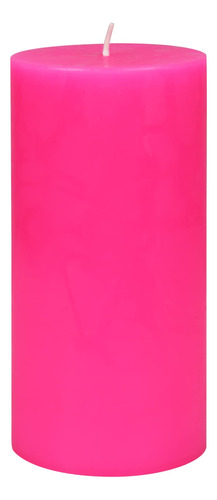 Zest Candle - Vela Cilindrica (3.0 X 6.0 in), Color Rosa