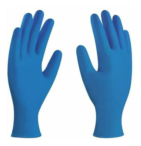 Guantes descartables Derma Care DermaNit color azul talle S de nitrilo x 100 unidades