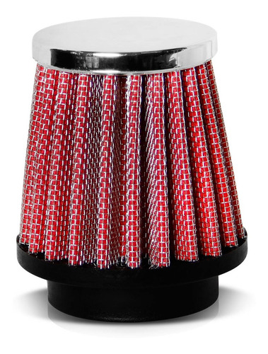 Filtro Esportivo 38mm Honda Cg 125 Titan 99 A 04 Vermelho