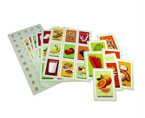 Lotería Arcoíris De Alimentos, Educatodo, M-0322