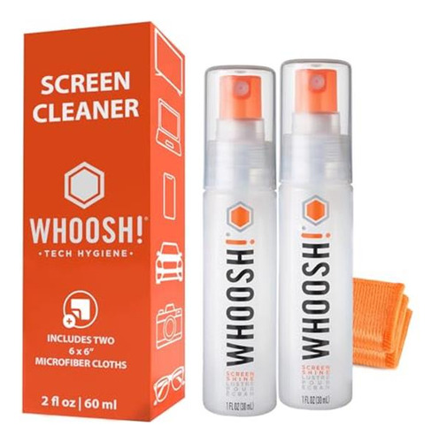 Whoosh! Limpiador De Visualización En Spray Y Toallita [jueg