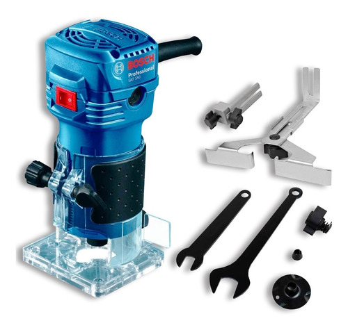 Imagen 1 de 9 de Fresadora Router Tupi De Mano + Guia 550w 1/4 Bosch Calidad