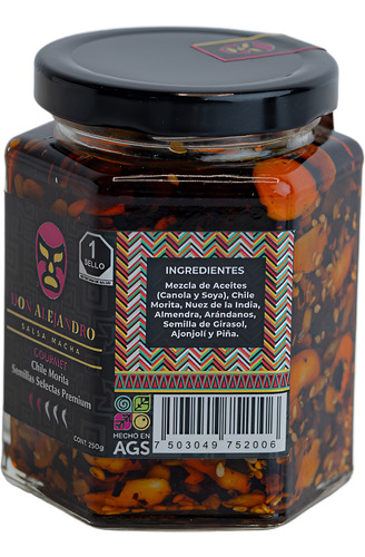 Don Alejandro Salsa Macha Gourmet Y/o Chicharrón Chile 2 Pza