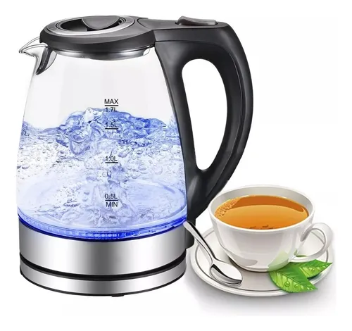 Hervidor de agua electrico para hervir agua rapido cafetera tetera cafe te  1.7lt 