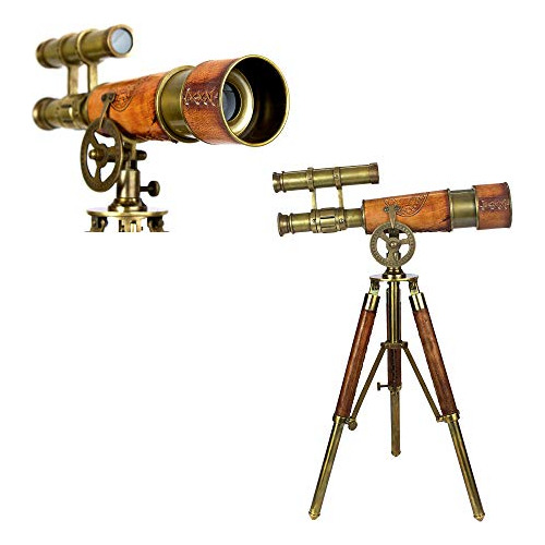 A Table D??cor Telescope Vintage Marine Gift Instrument...