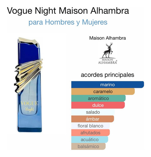 Vogue Night - Maison Alhambra - 100 Ml - Edp