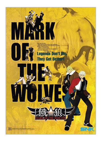 Pôster Garou Mark Of The Wolves