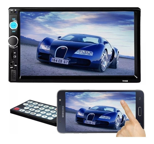 Radio Auto 2 Din Mirror Link Touch Bluetooth Mp5 7 Ml1663