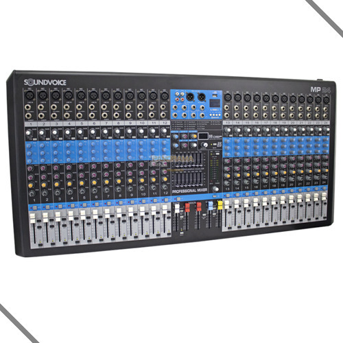 Mesa de Som Profissional Soundvoice MP-24 24 Canais Bluetooth