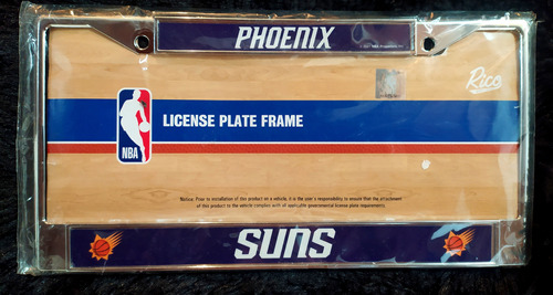 Placa Para Carros De Phoenix Suns, Marca Rico