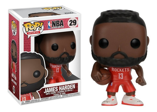 Funko Pop Nba Houston Rockets James Harden Red Jersey