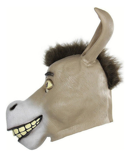 // Máscara De Látex De Burro Com Boca Shrek