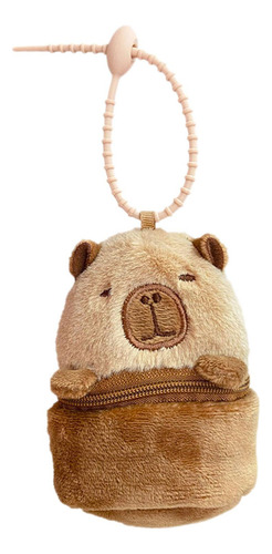 3 Carpincho Bolsa Bolso Juguete Bolsa Decoración Llavero